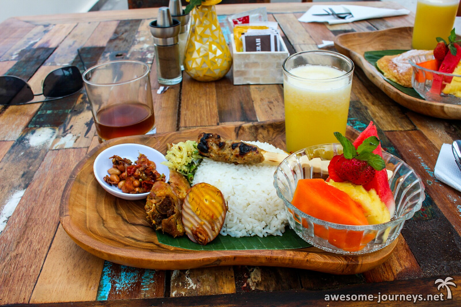 Typisch balinesisches Frühstück